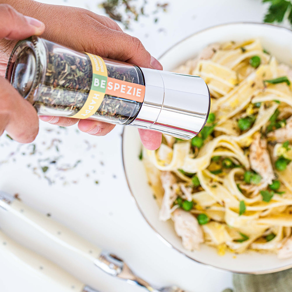 Bespezie | BeHappy is designed to flavour your food and drink to assist your mood