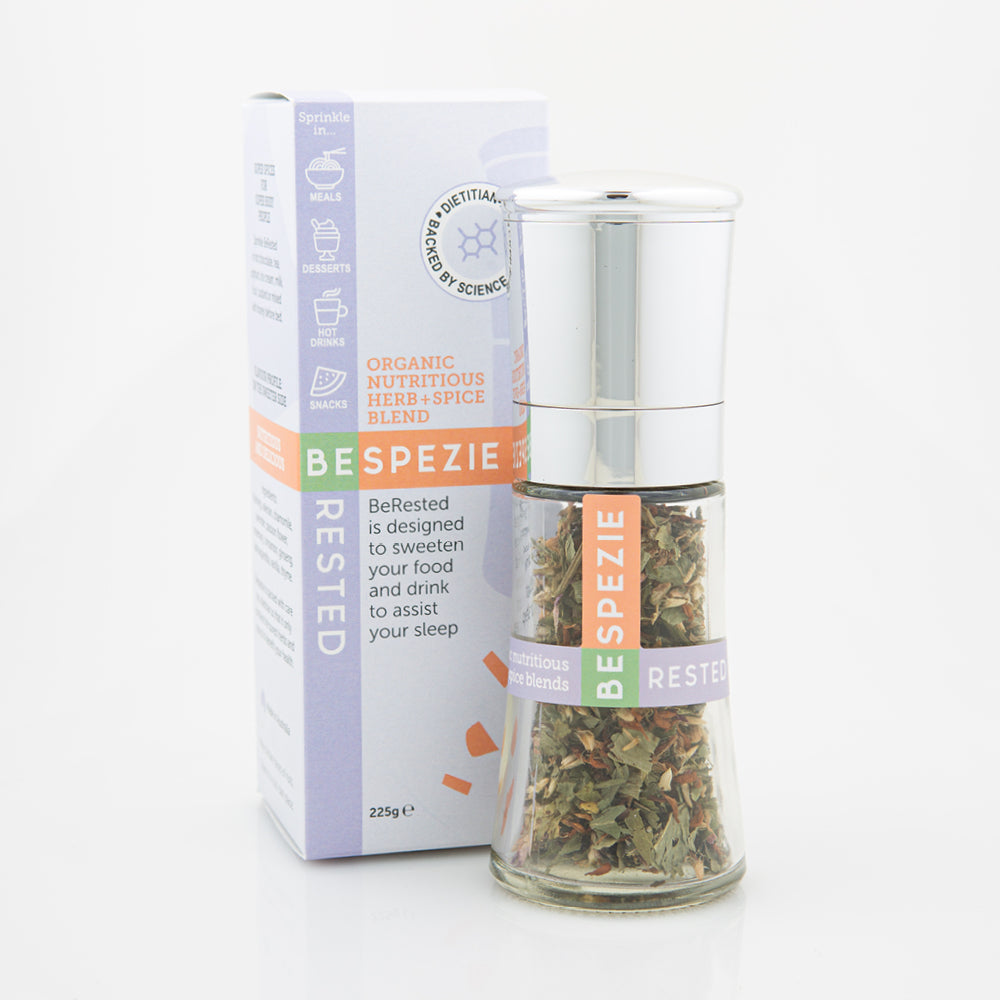 Bespezie | BeRested is designed to sweeten your food and drink to assist your sleep